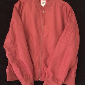 Gap salmon bomber jacket!!